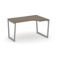 Style Project Fusion SN-4T2.SPA-001(R) (Вяз благородный/Серый) Стол рабочий эргономичный