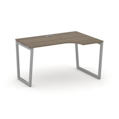 Style Project Fusion SN-4T2.SPA-001(R) (Вяз благородный/Серый) Стол рабочий эргономичный