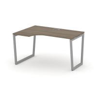 Style Project Fusion SN-4T2.SPA-011(L) (Вяз благородный/Серый) Стол рабочий эргономичный