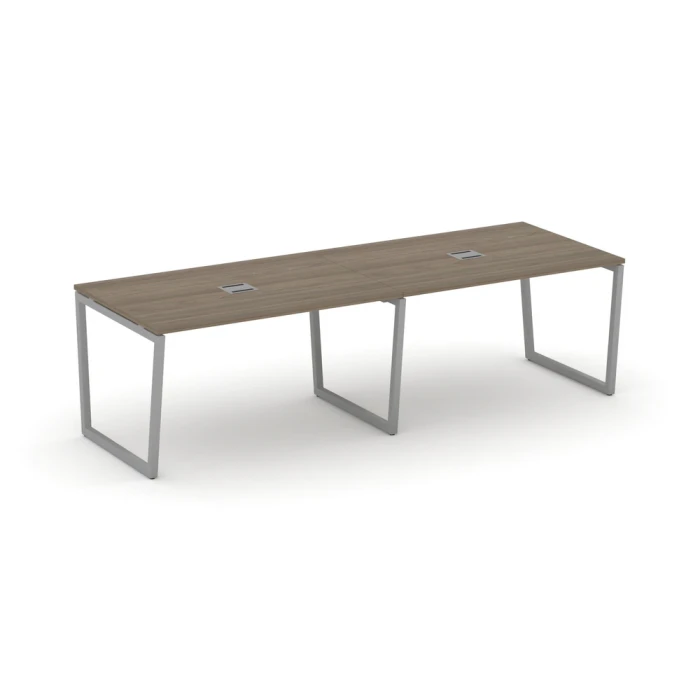 SN-4T2.SPRG-014 Стол для переговоров, вяз благородный, серый