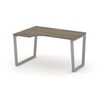 Style Project Fusion SN-6T2.SPA-021(L) (Вяз благородный/Серый) Стол рабочий эргономичный