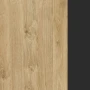 SN-4T2.DPRS-021 Стол приставка к опорным элементам, цвет ЛДСП тиквуд светлый, черный м/к