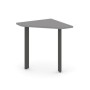 Стайл Проджект Некст SN-59.USP-021 (Серый пепел/Антрацит металл) Угловой элемент стола