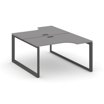 Стайл Проджект Некст SN-59O.DRPA-021 (Серый пепел/Антрацит металл) Рабочая станция эргономичная