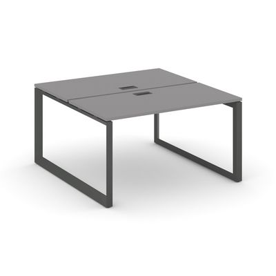 Стайл Проджект Некст SN-59O.DRS-014 (Серый пепел/Антрацит металл) Рабочая станция двухсторонняя