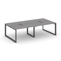 Стайл Проджект Некст SN-59O.DRS-043 (Серый пепел/Антрацит металл) Рабочая станция двухсторонняя