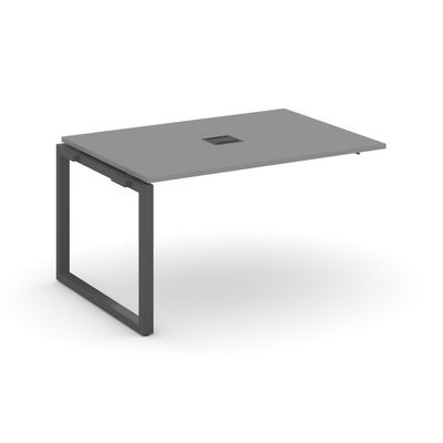 Стайл Проджект Некст SN-59O.NSPRG-001 (Серый пепел/Антрацит металл) Проходной наборный элемент переговорного стола