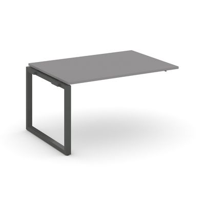 Стайл Проджект Некст SN-59O.NSPRG-004.3 (Серый пепел/Антрацит металл) Проходной наборный элемент переговорного стола