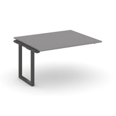 Стайл Проджект Некст SN-59O.NSPRG-032.3 (Серый пепел/Антрацит металл) Проходной наборный элемент переговорного стола