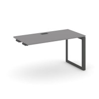 Стайл Проджект Некст SN-59O.OPRS-003 (Серый пепел/Антрацит металл) Стол приставка к опорным элементам