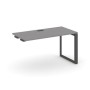 Стайл Проджект Некст SN-59O.OPRS-012 (Серый пепел/Антрацит металл) Стол приставка к опорным элементам