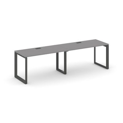 Стайл Проджект Некст SN-59O.ORS-011 (Серый пепел/Антрацит металл) Рабочая станция односторонняя