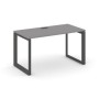Стайл Проджект Некст SN-59O.SP-001 (Серый пепел/Антрацит металл) Стол письменный