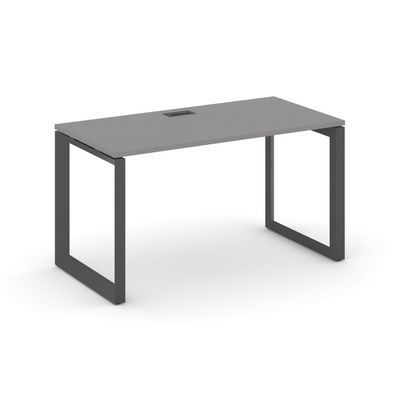 Стайл Проджект Некст SN-59O.SP-015 (Серый пепел/Антрацит металл) Стол письменный