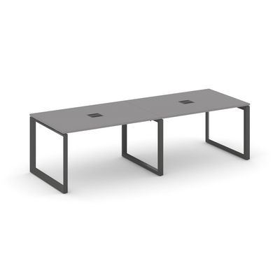 Стайл Проджект Некст SN-59O.SPRG-013 (Серый пепел/Антрацит металл) Стол переговорный