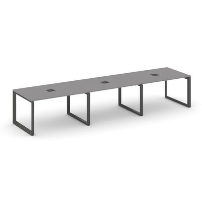 Стайл Проджект Некст SN-59O.SPRG-024 (Серый пепел/Антрацит металл) Стол переговорный