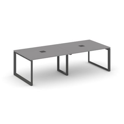 Стайл Проджект Некст SN-59O.SPRG-044 (Серый пепел/Антрацит металл) Стол переговорный