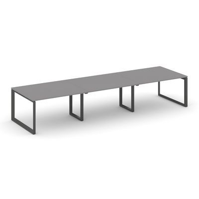 Стайл Проджект Некст SN-59O.SPRG-054.3 (Серый пепел/Антрацит металл) Стол переговорный
