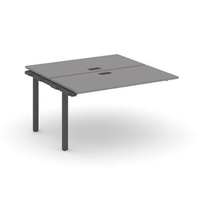 Стайл Проджект Некст SN-59P.DNRS-002 (Серый пепел/Антрацит металл) Проходной наборный элемент