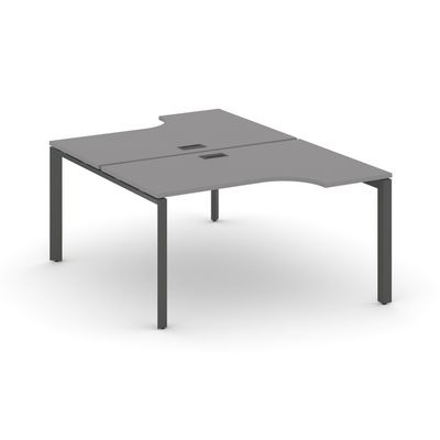 Стайл Проджект Некст SN-59P.DRPA-022 (Серый пепел/Антрацит металл) Рабочая станция эргономичная