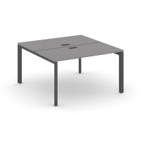 Стайл Проджект Некст SN-59P.DRS-001 (Серый пепел/Антрацит металл) Рабочая станция двухсторонняя