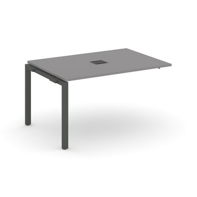 Стайл Проджект Некст SN-59P.NSPRG-003 (Серый пепел/Антрацит металл) Проходной наборный элемент переговорного стола