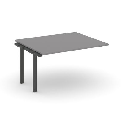 Стайл Проджект Некст SN-59P.NSPRG-033.3 (Серый пепел/Антрацит металл) Проходной наборный элемент переговорного стола