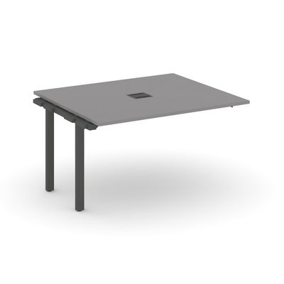 Стайл Проджект Некст SN-59P.NSPRG-034 (Серый пепел/Антрацит металл) Проходной наборный элемент переговорного стола