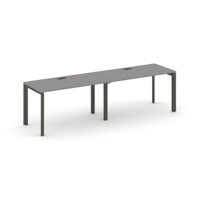 Стайл Проджект Некст SN-59P.ORS-023 (Серый пепел/Антрацит металл) Рабочая станция односторонняя