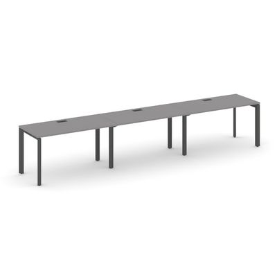 Стайл Проджект Некст SN-59P.ORS-051 (Серый пепел/Антрацит металл) Рабочая станция односторонняя