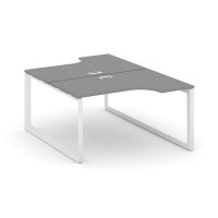 Стайл Проджект Некст SN-59O.DRPA-002 (Серый пепел/Белый металл) Рабочая станция эргономичная