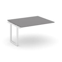 Стайл Проджект Некст SN-59O.NSPRG-032.3 (Серый пепел/Белый металл) Проходной наборный элемент переговорного стола