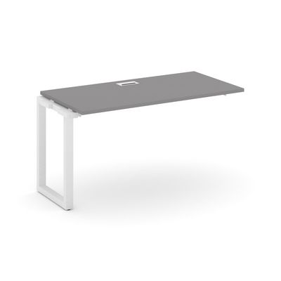 Стайл Проджект Некст SN-59O.ONRS-024 (Серый пепел/Белый металл) Проходной наборный элемент