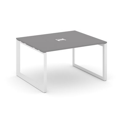Стайл Проджект Некст SN-59O.SPRG-034 (Серый пепел/Белый металл) Стол переговорный