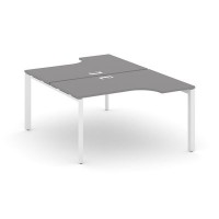 Стайл Проджект Некст SN-59P.DRPA-011 (Серый пепел/Белый металл) Рабочая станция эргономичная