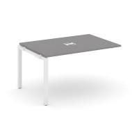 Стайл Проджект Некст SN-59P.NSPRG-002 (Серый пепел/Белый металл) Проходной наборный элемент переговорного стола