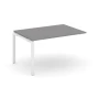 SN-59P.NSPRG-003.3 (Серый пепел/Белый металл) Проходной наборный элемент переговорного стола