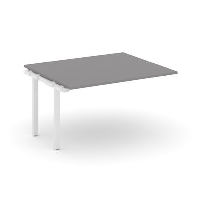 Стайл Проджект Некст SN-59P.NSPRG-033.3 (Серый пепел/Белый металл) Проходной наборный элемент переговорного стола