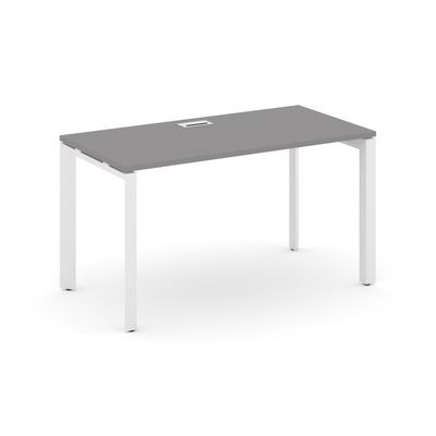 Стайл Проджект Некст SN-59P.SP-024 (Серый пепел/Белый металл) Стол письменный