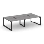 SN-59O.DRS-041 (Серый пепел/Черный металл) Рабочая станция двухсторонняя