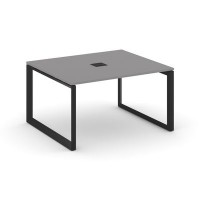 Стайл Проджект Некст SN-59O.SPRG-032 (Серый пепел/Черный металл) Стол переговорный