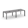 Стайл Проджект Некст SN-59P.SPRG-011 (Серый пепел/Черный металл) Стол переговорный