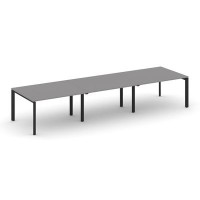 Стайл Проджект Некст SN-59P.SPRG-053.3 (Серый пепел/Черный металл) Стол переговорный