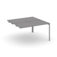 Стайл Проджект Некст SN-59P.DPRS-003 (Серый пепел/Серый металл) Стол приставка к опорным элементам