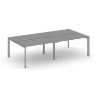 SN-59P.DRS-032 (Серый пепел/Серый металл) Рабочая станция двухсторонняя