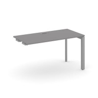 Стайл Проджект Некст SN-59P.OPRS-001 (Серый пепел/Серый металл) Стол приставка к опорным элементам