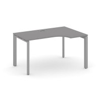 Стайл Проджект Некст SN-59P.SPA-011(R) (Серый пепел/Серый металл) Стол рабочий эргономичный, правый