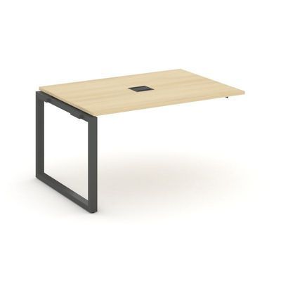 Style Project Next SN-59O.NSPRG-004 (Акация лорка/Антрацит металл) Проходной наборный элемент переговорного стола