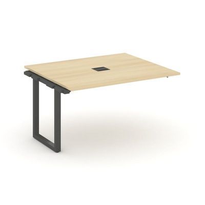 Style Project Next SN-59O.NSPRG-032 (Акация лорка/Антрацит металл) Проходной наборный элемент переговорного стола