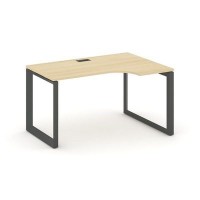 Style Project Next SN-59O.SPA-002(R) (Акация лорка/Антрацит металл) Стол рабочий эргономичный, правый